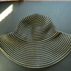Eric Javits Sun Hat Black and Gold - Never Worn!!!